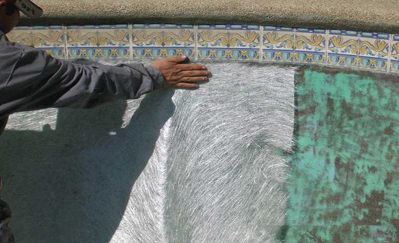 reparar piscina con fibra